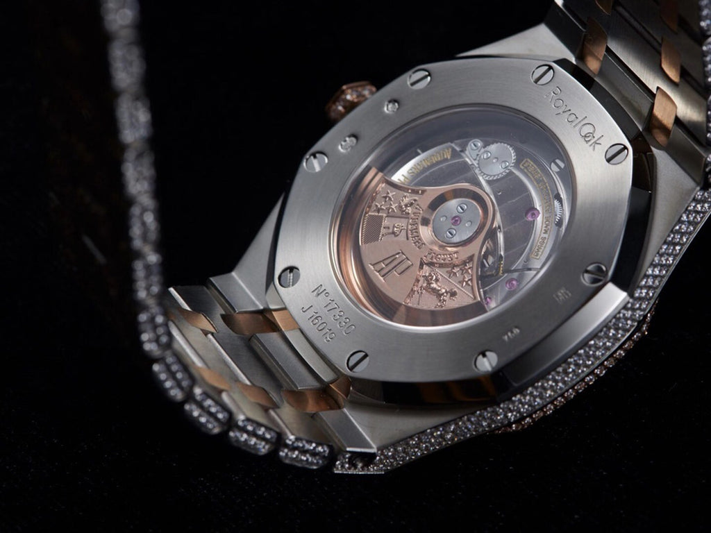 Audemars Piguet Royal Oak Arabic Dial Iced Out